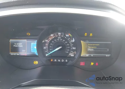 2017 Ford Edge Titanium из США, поврежденный, VIN 2FMPK4K90HBC42465